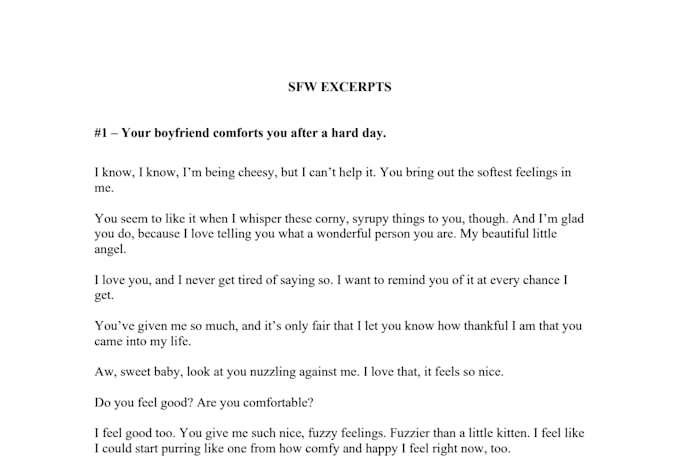 write a script for your asmr rp of any genre